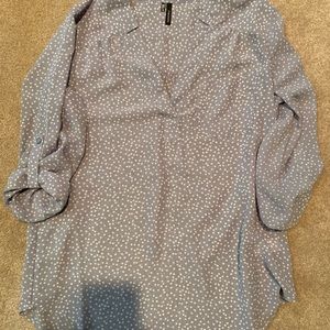 pok-a-dot work shirt